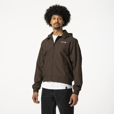 Twill bomber rain jacket jack urban outdoor heren ground coffee