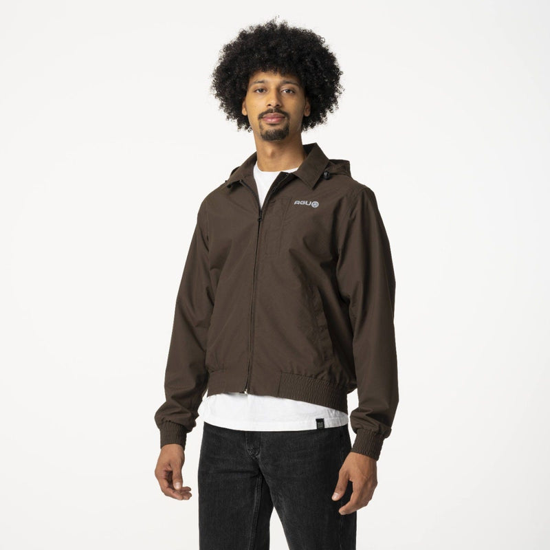 Twill bomber rain jacket jack urban outdoor heren ground coffee