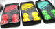 Jonotoys houten tennis set met 4 ballen in 3 kleuren leverbaar