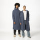 Ty ci slicker winter regenjas denim blauw