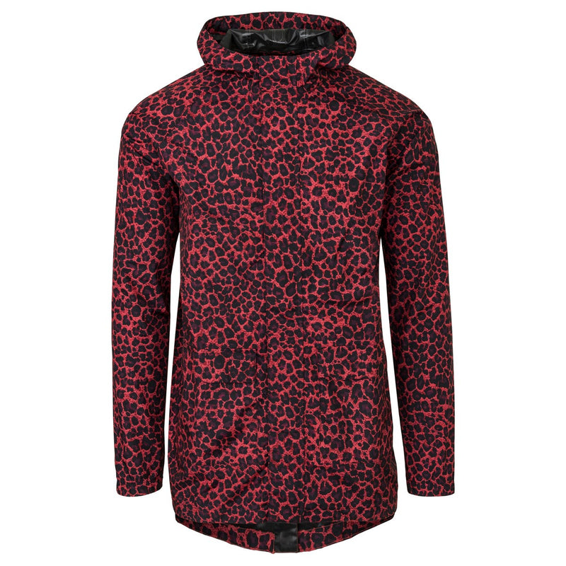 Motion rain parka regenjas urban outdoor leopard