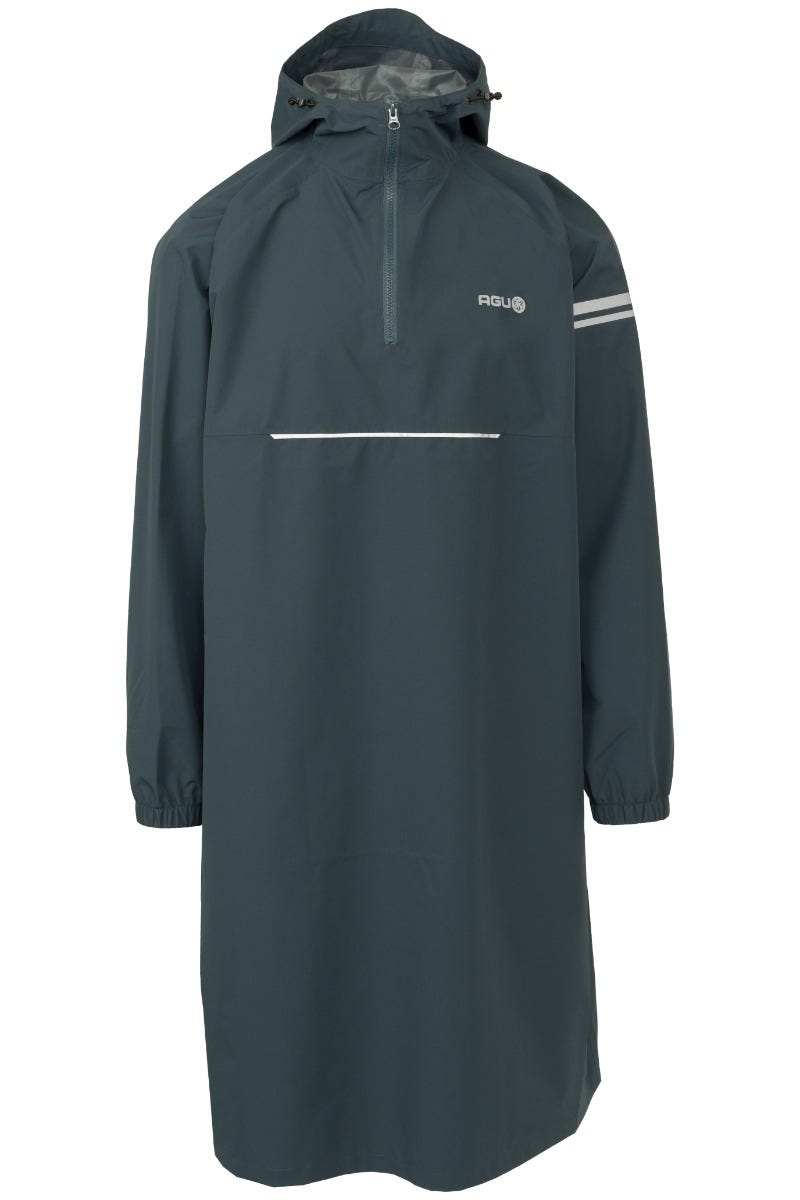 Agu longsleeve regenponcho urban outdoor deep sea green