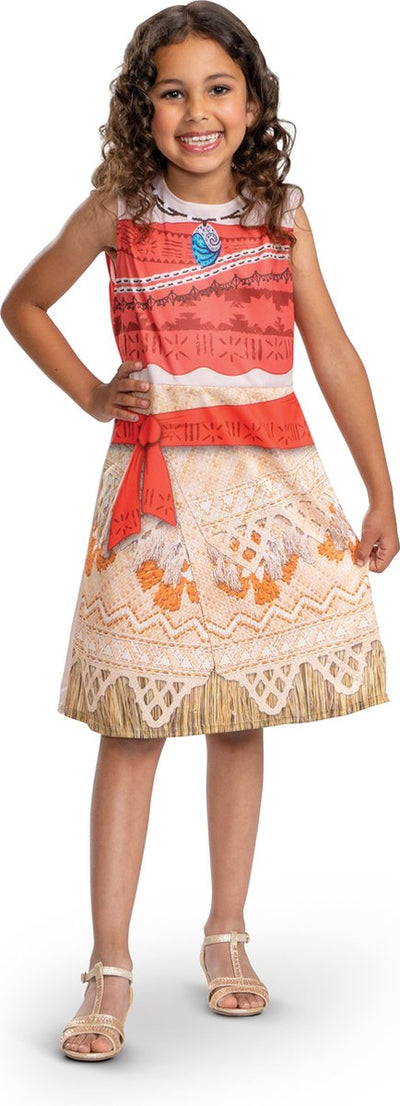 Disguise disney - moana, kostuum moana vaiana basic, maat xs (3t-4t jaar), meisjes