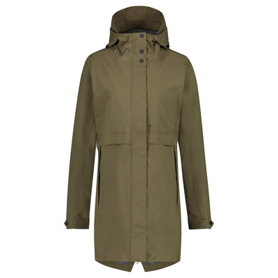 Puch parka regenjas dames army green