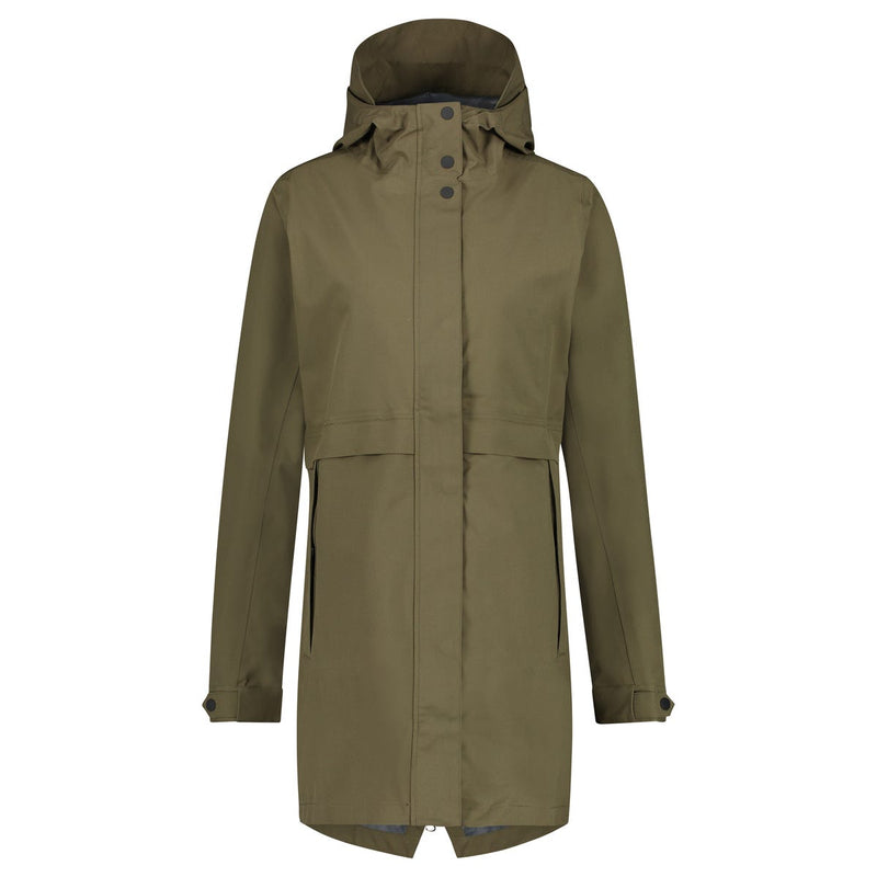 Puch parka regenjas urban outdoor dames army green