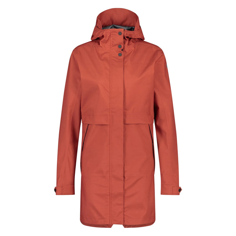 Puch parka regenjas urban outdoor dames cinnabar