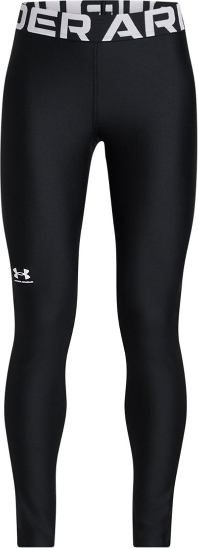 Under armour hg legging unisex sportlegging - zwart - wit