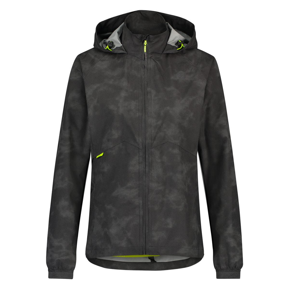 Agu compact regenjas commuter dames reflectie zwart