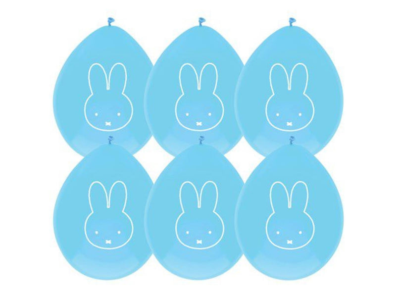 Haza ballonnen nijntje blauw, 6st.