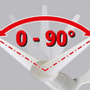 Wolfcraft scharnierende patroonpunt | 2 stuks - 4366000