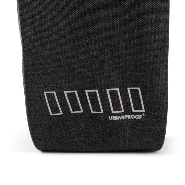 Urbanproof urban proof single district tas 20l zwart recycled