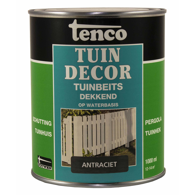 Tenco 1045130 - tuindecor 1l dek antracietl | 3 stuks