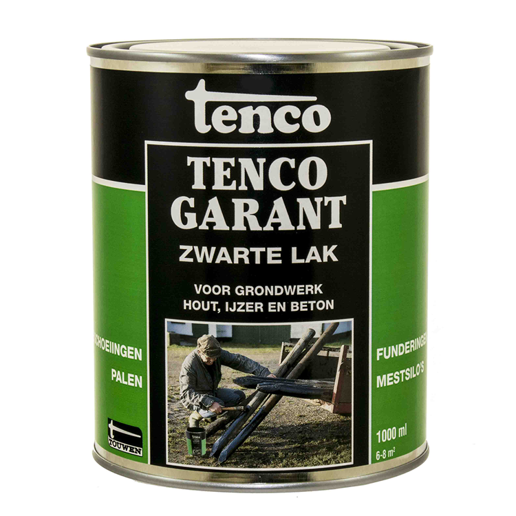 Tenco 1034384 - garant zwarte lak 1l | 3 stuks