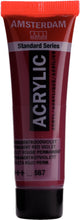 Royal talens verf - acryl - 567 - permanent rood violet - amsterdam - 20ml