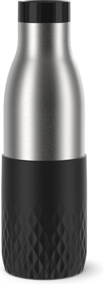 Tefal bludrop sleeve n3110510 thermosfles - 500 ml - rvs - zwart - isolerend - lekvrij