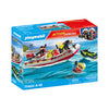 PLAYMOBIL Action Heroes Brandweerboot met Waterscooter 71464
