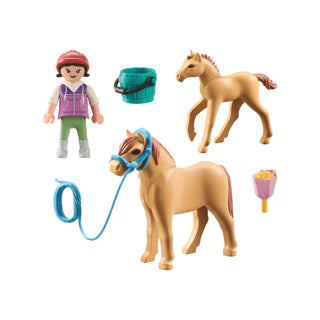 Playmobil 71498 horses of waterfall kind met pony | 2 stuks