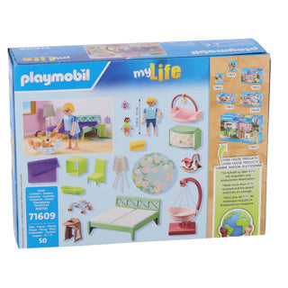 Playmobil my life slaapkamer met baby speelhoek - 71609