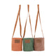 Dijk natural collections bloempot hanger ø13.5x16cm imitatie leer