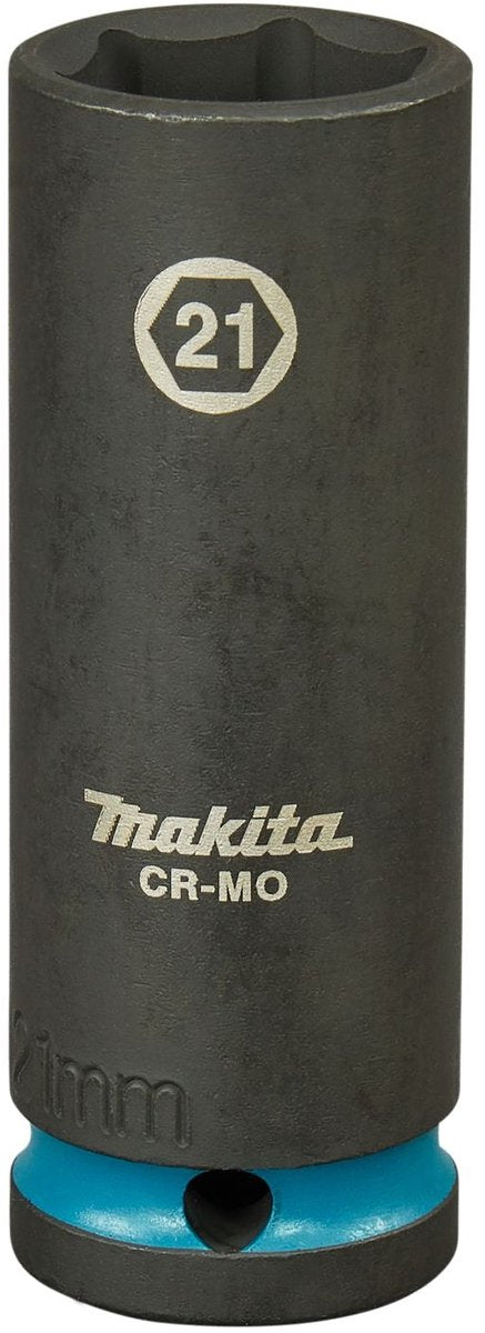 Makita e-16508 impact black krachtdop 1 2 | 21 x 81,5 mm