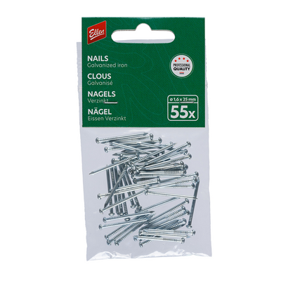 Ellen 1071701 - nails galv.1.6x25mm 55pc | 1 stuks