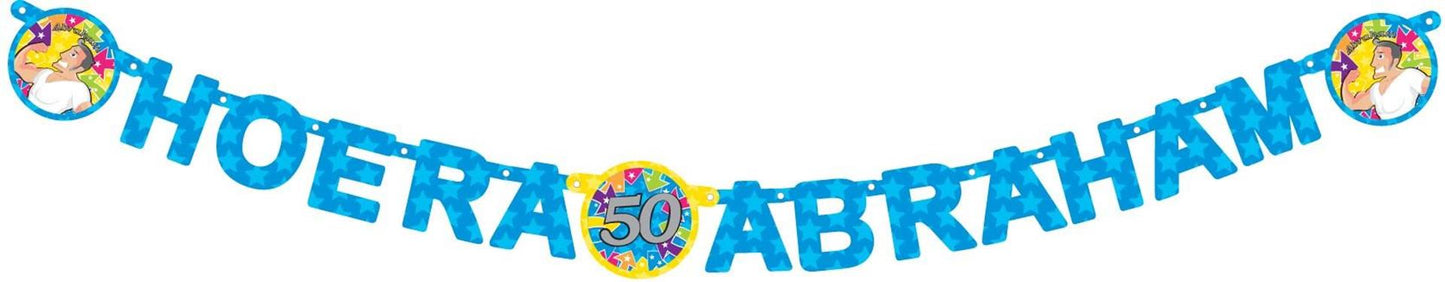 Haza letterguirlande hoera abraham