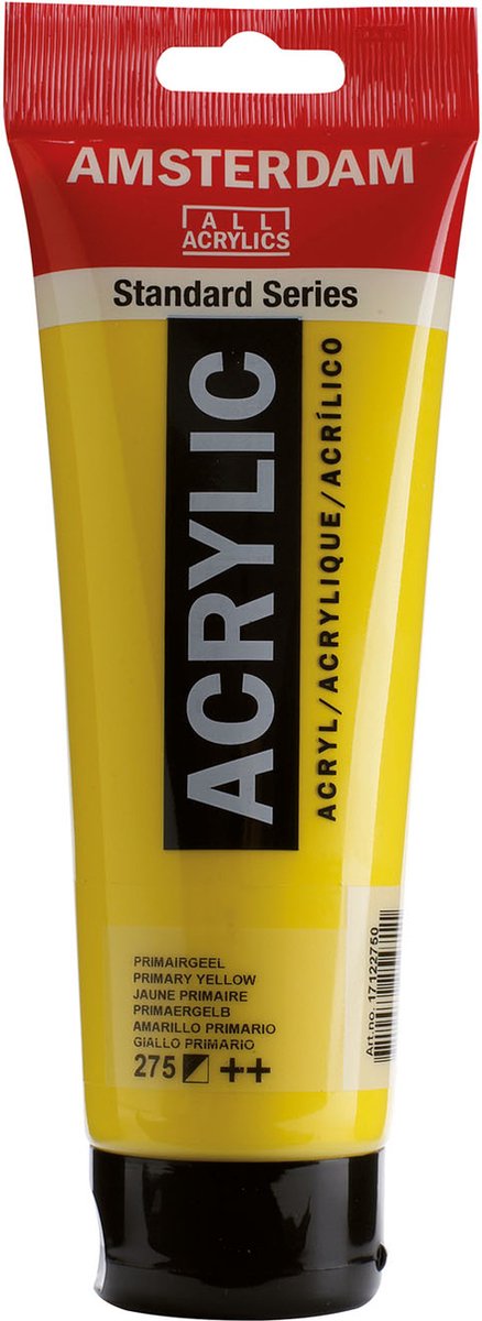 Amsterdam standard series acrylverf tube 120 ml primairgeel 275
