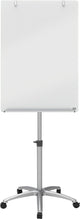 Nobo impression pro mobiele glas flipover - inclusief whiteboard marker en magneten - wit