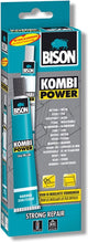 Bison kombi power vouwdoos 65 ml, temperatuurbestendig van -30°c en +100°c, voor de moeilijkste verbindingen, (zeewater)bestendig, sterkte van 180kg per cm2