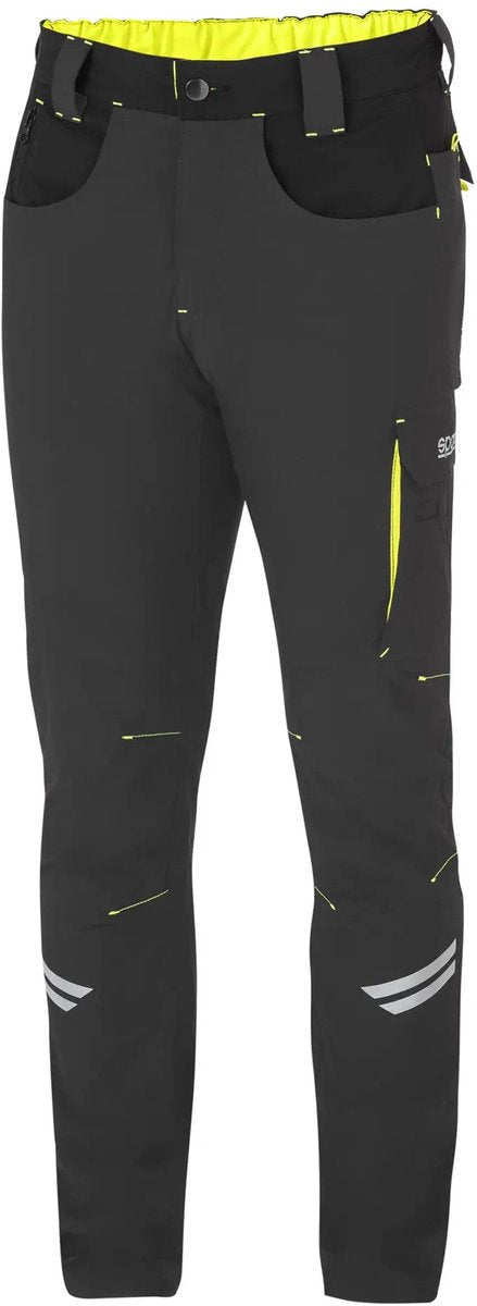 Sparco werkbroek tech light kansas - zwart — groen