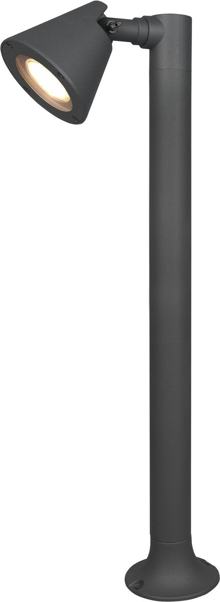 Trio kaveri - paalverlichting - antraciet - excl. 1x gu10 4,9w - draaibaar - kantelbaar - buitenverlichting - ip44