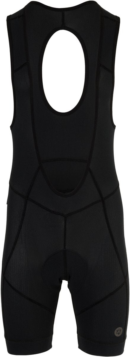 Agu venture liner mtb fietsbroek heren - met bretels - met zeem - zwart - maat xl