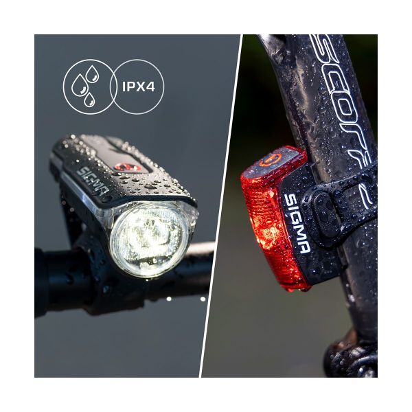 Verlichtingset Sigma Aura 60 koplamp + Infinity 2 achterlicht