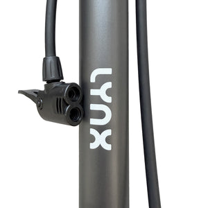 Lynx fietspomp met manometer zwart
