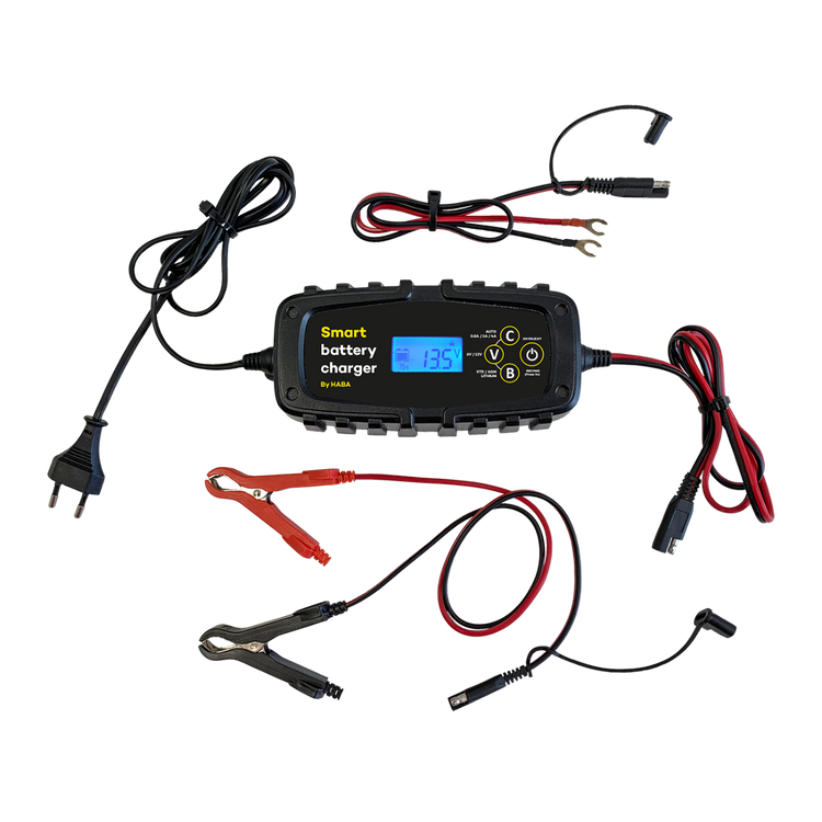 Smart battery charger slimme acculader voor lood, lithium en agm accu's