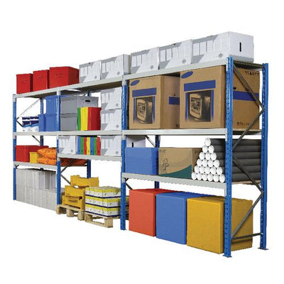 Basiselement arno space epsivol 180x60x250cm blauw lichtgrijs