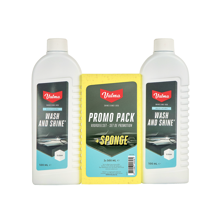 schoonmaakset S05G Wash and Shine shampoo 2x 500ml