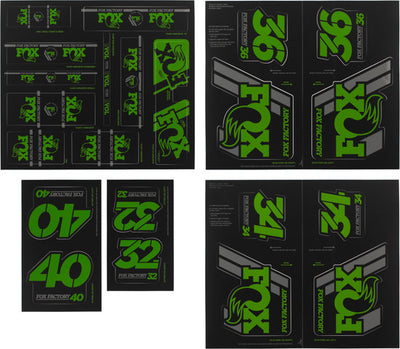 Fox racing shox heritage fork and shock decal kit up to model 2020