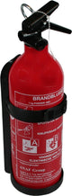 Benson compacte poederblusser - 1 kg - geschikt voor brandklassen a, b en c - inclusief bevestigingsbeugel