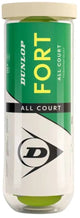 Dunlop tennisballen fort all court - tube van 4 stuks voor alle ondergronden.