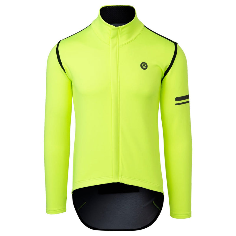 Rain jersey fietsshirt lange mouwen performance heren