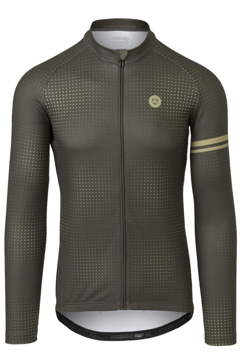 Pixel fietsshirt lange mouwen essential heren