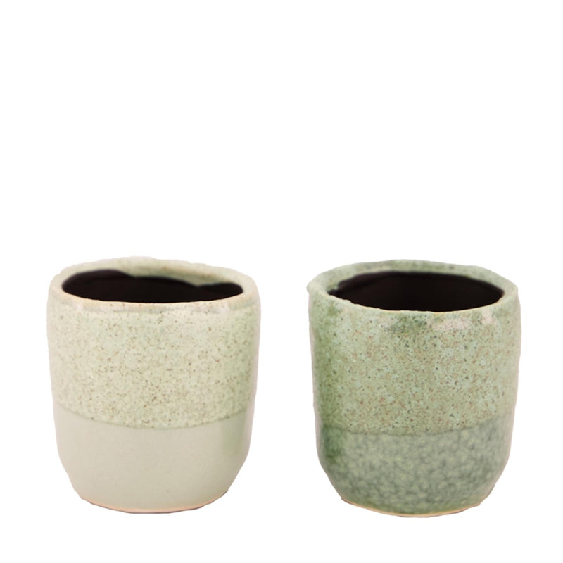 Naturel collections bloempot keramiek ø8x8.5cm