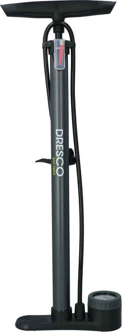Dresco fietspomp met manometer compact