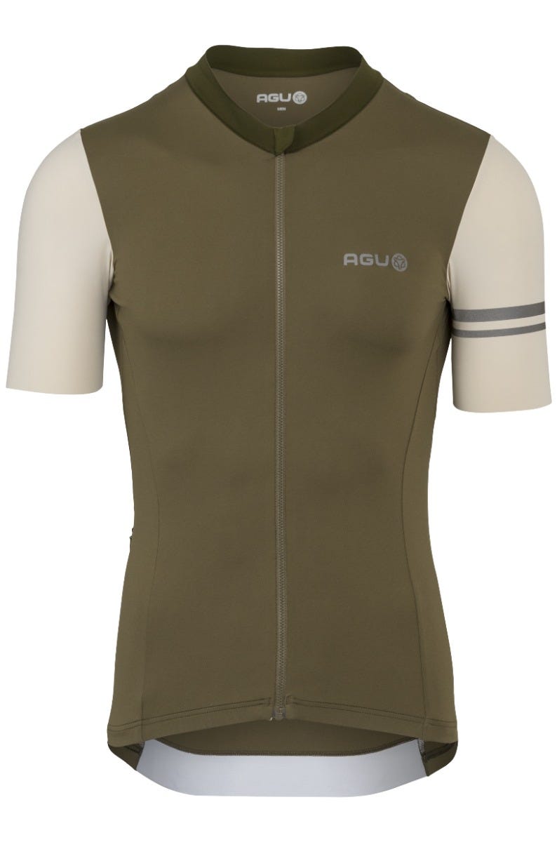 Colorblock fietsshirt performance heren