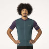 Colorblock fietsshirt performance heren