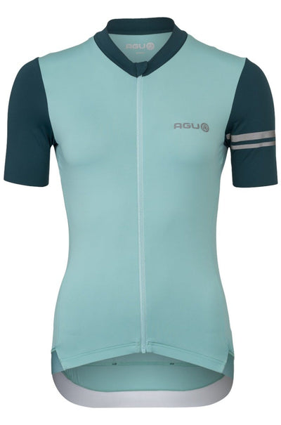 Colorblock fietsshirt performance dames
