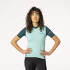 Colorblock fietsshirt performance dames