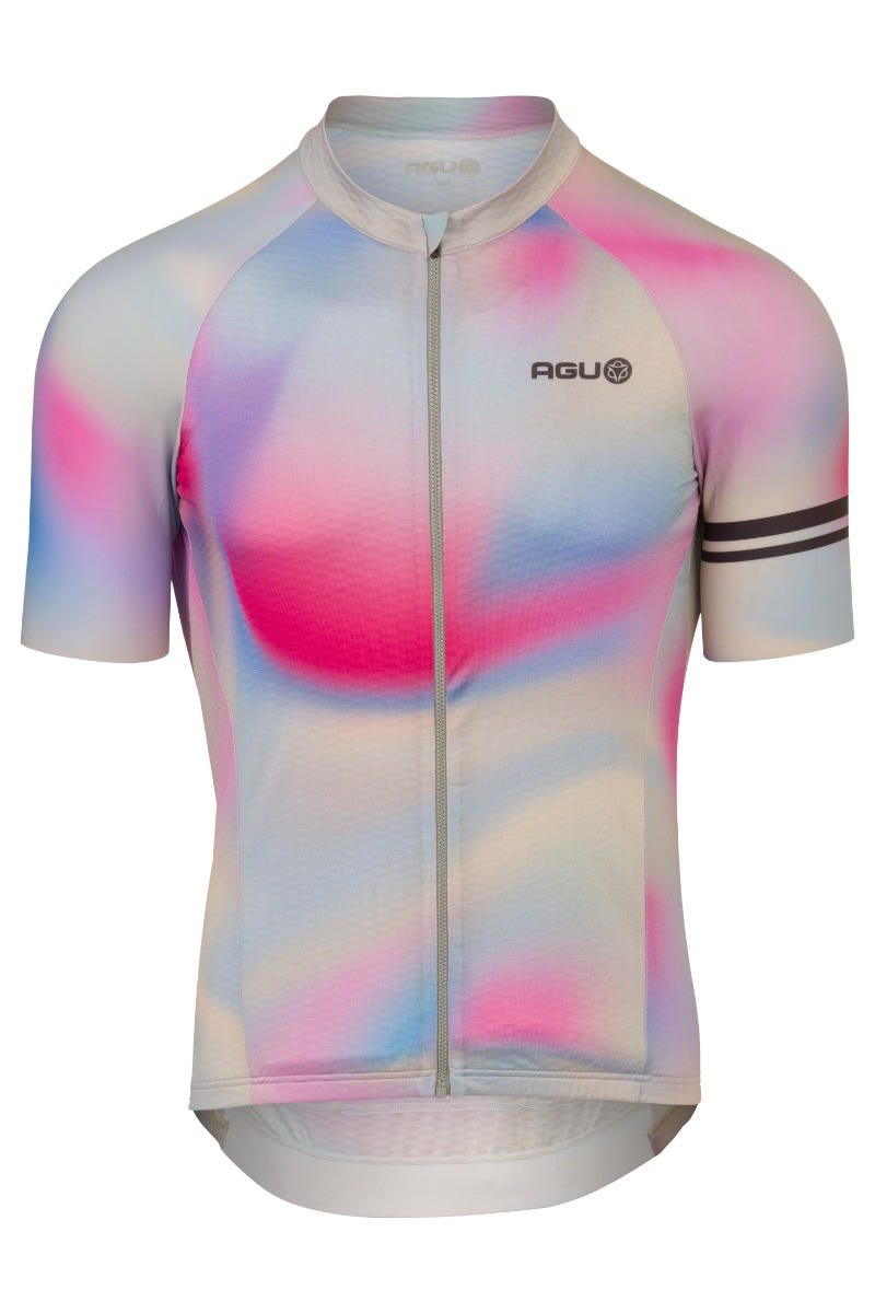 Gradient swirl fietsshirt performance heren