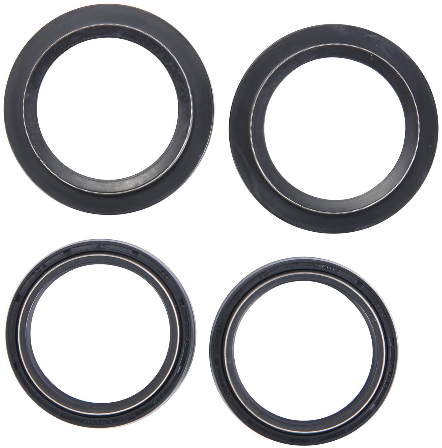 All balls racing voorvork keerring set fork seal set abr 56-129 incl. dust cap